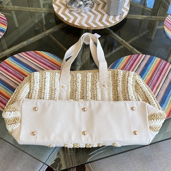 Canvas summer duffle travel bag - Picture 9 of 13